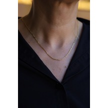 14 Ayar Altın 2 Mm Figaro Zincir Kolye Zkm019