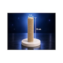 Alvera Dikenli Masaj Silindiri 15 X 4 Cm Ayak Ve Kas Masaj Rulosu - Bej