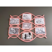 Çerçeve Modern Çoklu 7 Fotoğraflık Kişiye Özel Renk 233795