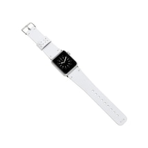 Bouletta Apple Watch Uyumlu Deri Kordon 38-40-41Mm Orfe F3 Beyaz