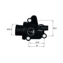 Mahle Termostat 87 C Mercedes Om668 W168 W414 Mahle Tı12.87 A1662030075