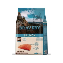 Bravery Salmon Tahılsız Somonlu Büyük ve Orta Irk Yavru Köpek Maması 12 KG