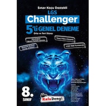 Kafadengi Yayınları 8. Sınıf Lgs 5'Li Challenger Paket Deneme Tü