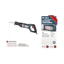 Proter Pr 730 E Tilki Kuyruğu Testere Makinası