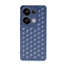 Xiaomi Redmi Note 13 Pro 4g Kılıf Petek Silikon Kapak - Lacivert -