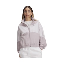 Under Armour Rival Woven Kadın Fermuarlı Sweatshirt Gri