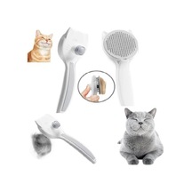 Gika Kedi Tasarımlı Tüy Toplama Tarağı Gri