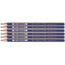 Faber-Castell 1221 Dereceli Resim Kalemi 2B 6'Lı Paket