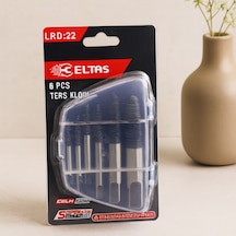 Ters Klavuz Uç Vida Çıkarıcı Seti 6 Parça 3-22 Mm
