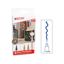 Edding 751 Gloss Paint Marker Metalik Renkler 1-2 Mm 5Li Set