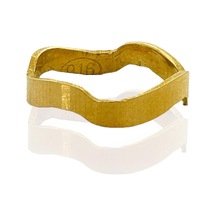 22 Ayar Altın Zikzak 3 Mm Alyans Yüzük