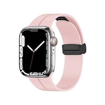 Apple Watch 40mm Uyumlu Krd-84 Silikon Kordon - Rose Gold