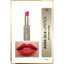 Aura Silk Lipstick 10 Timeless Red Kremsi Yarı Parlak Ruj - Kırmızı Diğer