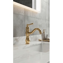 Manolya Gold Lavabo Bataryası
