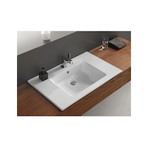 Etajerli Banyo, 61 Cm Ve Modern Tasarım 508 Yeşil