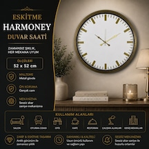 Eskitme Harmoney 52 X 52 Cm Duvar Saati