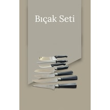 Lazoğlu Bıçak Seti - 7 Parça Şef Mutfak Bıçak Seti Takımı