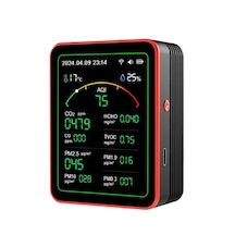 Aek-tech 15'li Aqı,temp,humı,co2,hcho,co,tvoc,pm2.5,pm10,pm1.0,pm