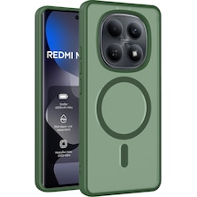 Xiaomi Redmi Note 15 4g Jota Magsafe Kapak - Koyu Yeşil