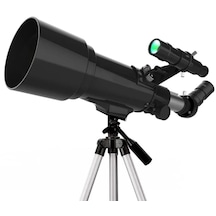 Nikula 400x70mm Açıklıklı Refrakter Teleskoplar 15x-150x , Telefon Adaptörlü Reflex