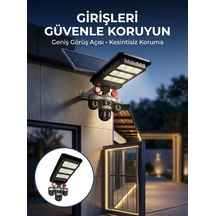 Northcity Akıllı Solar Güvenlik Kamerası 3 Lens Hareket Takip Özellikli Dış Ortam Kamera