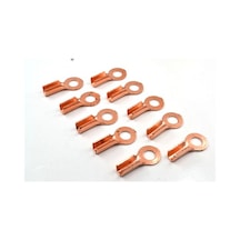 10Luk Akü Kablo Tesisat Ucu Bakır Fiş Pabuç Başlık Terminal 10Ad.