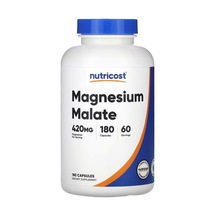 Nutricost, Magnesium Malate, 420 Mg, 180 Capsules. Usa 4038