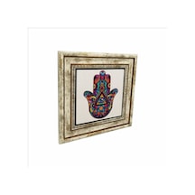 Fatıma Nın Eli Baskılı Taş Tablo 25x25 551