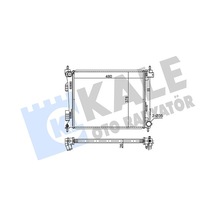 Kale 354275 Motor Su Radyatörü - Hyundai İ20 2008-2014 1.4 Crdi Dizel Manuel Şanz. 253101r300