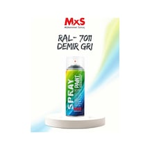 Mxs Ral 7011 Demir Gri Akrilik Sprey Boya 400 Ml Siyah