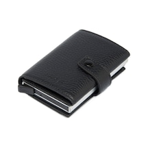 Tergan Siyah Deri Unisex Kredi Kartlık 00263A41