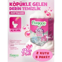 Pop Pınk Klozet Tuvalet Wc Temizleyici, Avantajlı Set, 2 Kutu, 8 Paket Aktif Köpüklü, Ekolojik