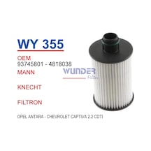 WUNDER WY355 YAĞ FİLTRESİ - CHRSYLER 300 C - GRAND CHEROKEE 3,0 C