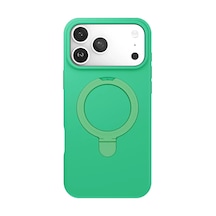 Newface Apple İphone 17 Pro Max Regal Magsafe Standlı Kapak - Yeşil