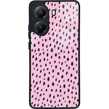 Xiaomi Poco X7 Pro Pembe Benek Tasarımlı Glossy Telefon Kılıfı Çok Renkli