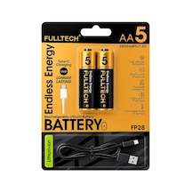 Şarjlı Pil Aa/aaa 1.5v Usb Type-c Şarjlı Lityum-iyon Pil, Şarj Edilebilir Kalem Pil Ve Kumanda