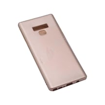 Jopus Galaxy Note 9 İle Uyumlu Soft Oil Silikon Kılıf Gold