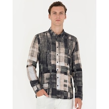 Pierre Cardin Erkek Siyah Gömlek Desenli 50275923-vr046 Siyah