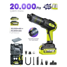 7go 7GAB-03 20.000PA Güçlü Emiş 25.000mAH Kablosuz Araç İçi Süpürge