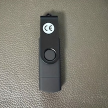 Hightower Siyah 128mb Usb C Bellek - Çift Tip C Usb 2.0 Yüksek Hız Otg Taşınabilir Depolama