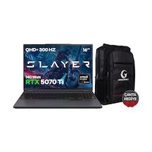 Game Garaj Slayer R9T-5070TIC2 R9-9955HX 64 GB 2 TB SSD RTX5070TI 16" Dos Dizüstü Bilgisayar