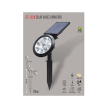 Ct-7320 18w Solar Bahçe Armatürü G.ışığı Diğer