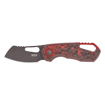 Mkm Isonzo M390 Cleaver Lava Flow Dark Kamp Çakı Çok Renkli