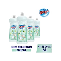 Sıvı Elde Bulaşık Deterjanı Sensitive 1500ml X 4 Adet