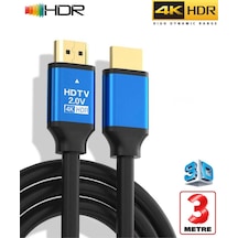 C-592 Hdtv Premium Yüksek Hızlı 4k Ultra Hd 3 Mt Hdmı Kablo