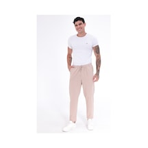 Blayn Jeans Erkek Regular Fit Gabardin Pantolon Günlük Rahat Kesim Klasik Erkek Pantolon Bej