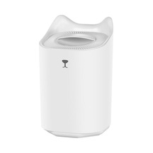 Leezsing Beyaz Usb Nemlendirici 3.3l, Süper Sessiz Çift Sprey, 3 Sprey Modu, Renkli Işık, Akıllı Ateş Koruması