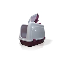 M3 Decorium Plastik Kum Kürekli Kapalı Kedi Tuvaleti 67 x 46 x 51 CM