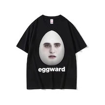 Tarzsokak Beyaz Sıcak Alacakaranlık Eggward Komik Meme Edward Cullen Parodi Mizah Tshirt Siyah