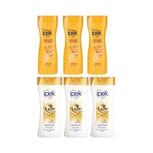İpek Şampuan 480 Ml Kuru Ve Yıpranmış Saçlar Şampuan 3 Adet & İpek Saç Kremi 480 Ml 3 Adet Kuru